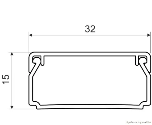 LHD 32X15 HD Minicsatorna -2/80/968m