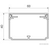 LH 60X40 HD Minicsatorna -2/16m