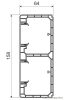 PK 160X65 D HD PARAPET csat. 2 rek. 45mm sz. D 2/6m