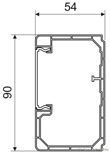 PK 90X55 D HD PARAPET csat. D -2/12m