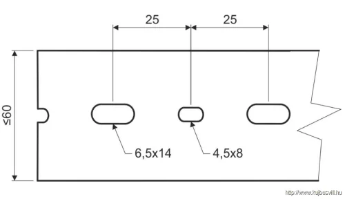 RK 40X60 LD Perforált csatorna -2/48m