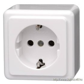 KOPP Falonkívüli dugalj fehér  101802000