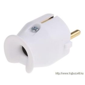 KOPP Védőérintkezős dugvilla fehér  175702000