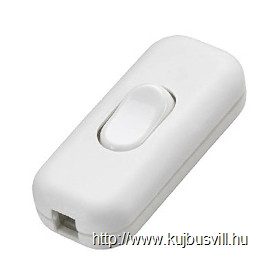 KOPP Köztes zsinórkapcsoló 2-pólusú fehér  193601008