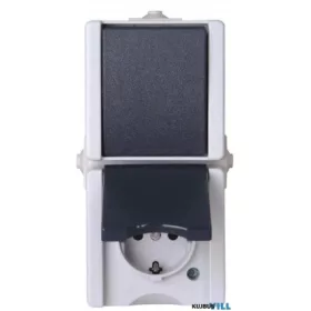   KOPP INFRAcontrol mozgásérzékelő R240° FK IP44fekete / negru KIFUTÓ
