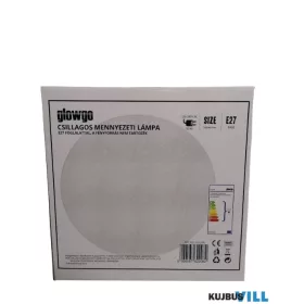 GLOWGO Mennyezeti lámpa 26cm E27 csillagos - KUJ208