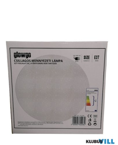 GLOWGO Mennyezeti lámpa 26cm E27 csillagos - KUJ208