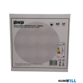 GLOWGO Mennyzeti lámpa 33cm 2xE27 csillagos - KUJ301