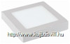 K-Light LED Panel négyszögletes falon kívüli 12W