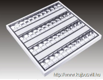 K-Light LED tükrös rácsos lámpa