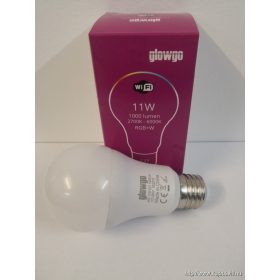 K-LED E27 11W RGB+WW+CW táv. izzó KUJ110