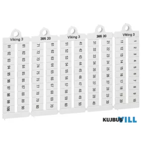   LEGRAND 039520 Viking3 jelölő 1-100 vízszintes 6mm széles