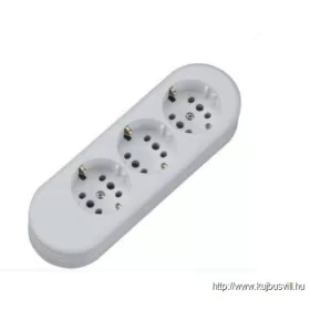  LEGRAND 053421 Legrand 3x2P+F elosztósor vezeték nélküli, fehér