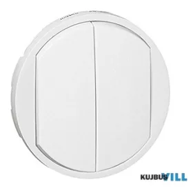 LEGRAND 068002 Céliane kettős billentyű, fehér KIFUTÓ
