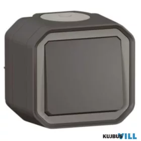   LEGRAND 069761L Plexo 55 falon kívüli váltókapcsoló 10A, összeszerelt, antracit