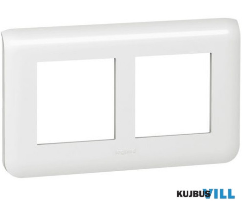 LEGRAND Program Mosaic keret régi 57 mm-es soroláshoz, 2x2m, vízszintes, fehér 078864 KIFUTÓ