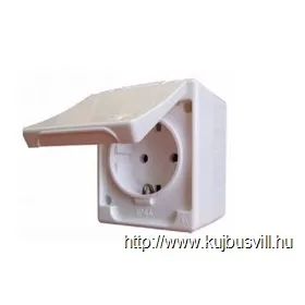 LEGRAND 083913 Kontállux IP44 2P+F csatlakozóaljzat fehér