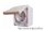 LEGRAND 083913 Kontállux IP44 2P+F csatlakozóaljzat fehér