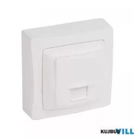 LEGRAND 086043 Oteo RJ11 telefon aljzat kerettel, fehér