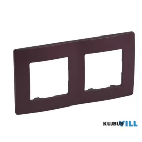 LEGRAND 397082 Niloé kettes keret, padlizsán lila