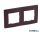 LEGRAND 397082 Niloé kettes keret, padlizsán lila
