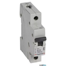 LEGRAND 419138 RX3 kismegszakító 1P B25 6000A BIC