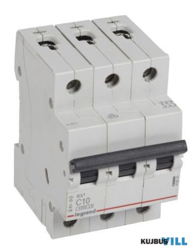 LEGRAND 419233 RX3 kismegszakító 3P C10 6000A BIC