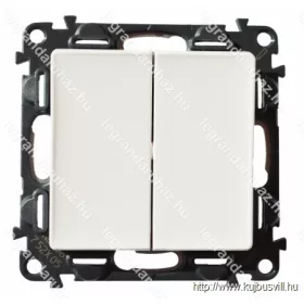   LEGRAND 752108 Valena Life kettős váltókapcsoló 10 AX fehér