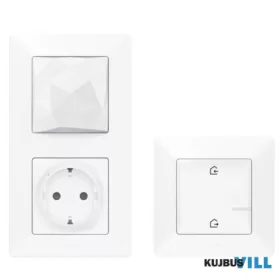   LEGRAND 752196 Valena Life with Netatmo okosotthon kezdőkészlet: gateway (beépített) + 2P+F csatlakozóaljzat (végrehajtó) + távozás/érkezés kapcsoló (elemes táv