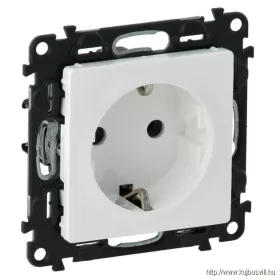   LEGRAND 753125 Valena Life 2P+F csatlakozóaljzat, csavaros vezetékbekötéssel fehér