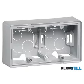 LEGRAND 754212 Valena Life kiemelődoboz, kettős alumínium