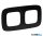 LEGRAND 754402 Valena Allure Kettes keret, Matt fekete
