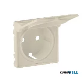   LEGRAND 754841 Valena Life 2P+F csatlakozóaljzat burkolat csapófedéllel elefántcsont