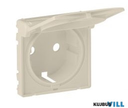LEGRAND 754841 Valena Life 2P+F csatlakozóaljzat burkolat csapófedéllel elefántcsont