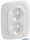 LEGRAND 754955 Valena Allure 2x2P+F aljzat monobloc burkolat + kerettel, Fehér