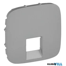   LEGRAND 755417 Valena Allure RJ11/RJ45 aljzat burkolat, Alumínium