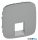 LEGRAND 755417 Valena Allure RJ11/RJ45 aljzat burkolat, Alumínium