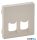 LEGRAND 755421 Valena Life 2xRJ45/RJ11 csatlakozóaljzat burkolat elefántcsont