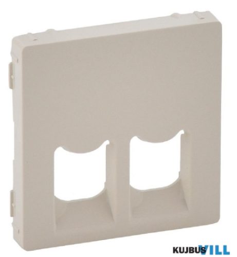 LEGRAND 755421 Valena Life 2xRJ45/RJ11 csatlakozóaljzat burkolat elefántcsont