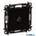LEGRAND 756351 Valena Life TV aljzat mechanizmus burkolattal, csillagpontos, 1,5 dB, fekete