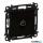 LEGRAND 756351 Valena Life TV aljzat mechanizmus burkolattal, csillagpontos, 1,5 dB, fekete