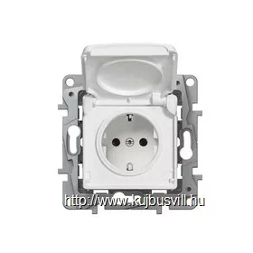  LEGRAND 764531 Niloé 2P+F aljzat IP44 biztonsági zsaluval, fehér