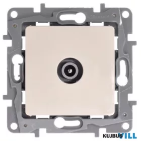   LEGRAND 764651 Niloé TV csillagpontos aljzat, 9,5 (apa), végzáró (1 dB), bézs