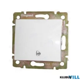   LEGRAND 770099 Valena IP44 egypólusú nyomó csengőjeles, fehér
