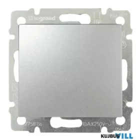 LEGRAND 770111 Valena egypólusú nyomó alumínium