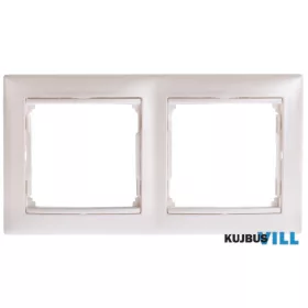   LEGRAND 770472 Valena keret kettős, vízszintes, kagylóhéj KIFUTÓ