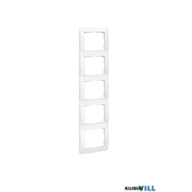   LEGRAND 771009 Galea Life keret 5-ös függőleges, fehér KIFUTÓ