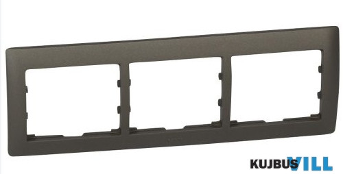 LEGRAND 771203 Galea Life keret 3-as vízszintes, mélybronz