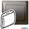 LEGRAND 771278  Galea Life vakfedél mélybronz KIFUTÓ