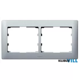   LEGRAND 771302 Galea Life keret 2-es vízszintes, alumínium KIFUTÓ
